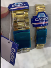 ساعت کاسیو ست مردانه و زنانه | طلایی CASIO
