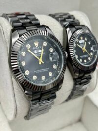 ساعت رولکس دیت جاست | مشکی ست زنانه و مردانه Rolex