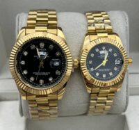 ساعت رولکس دیت جاست | طلایی ست زنانه و مردانه Rolex