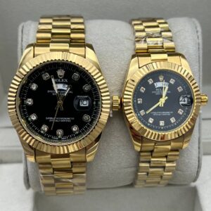 ساعت رولکس دیت جاست | طلایی ست زنانه و مردانه Rolex