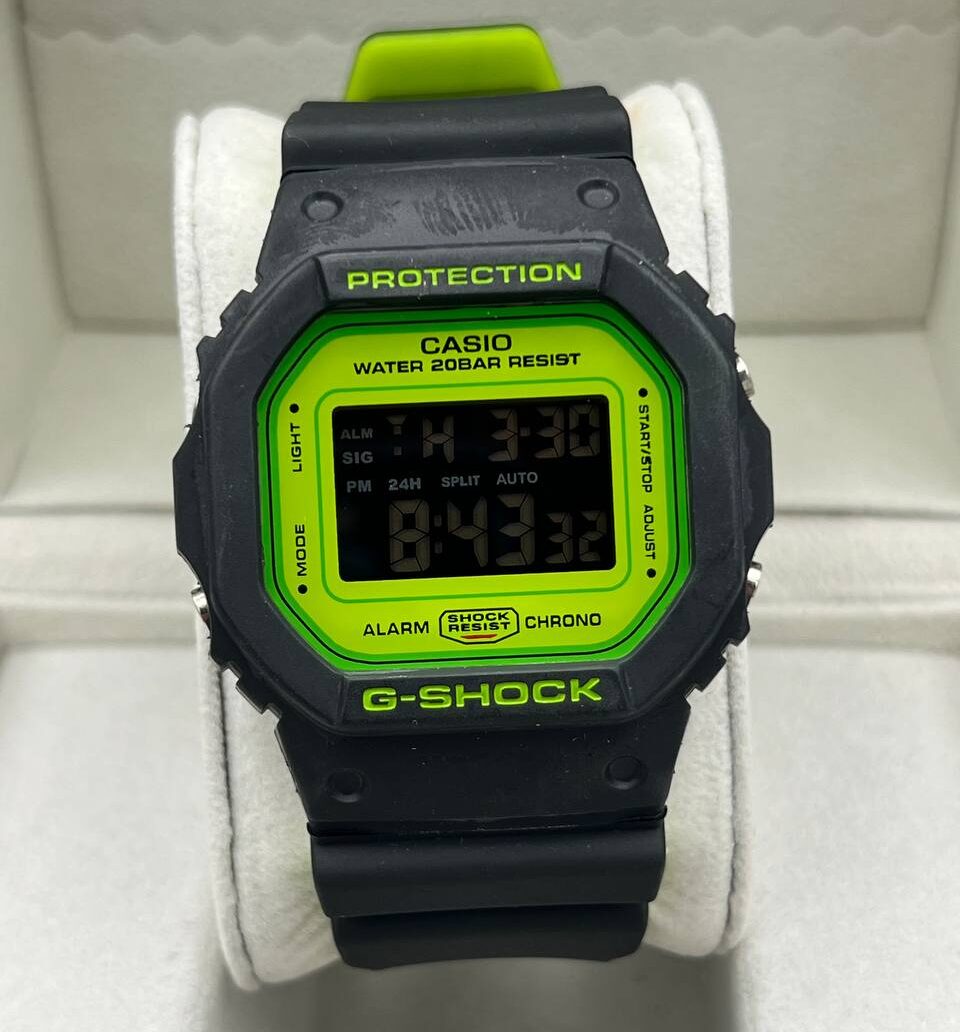 ساعت جی شاک سبز مشکی | G SHOCK