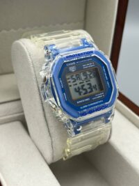 ساعت جی شاک شیشه ای آبی | G SHOCK