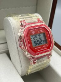 ساعت جی شاک شیشه ای قرمز | G SHOCK