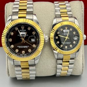ساعت رولکس دیت جاست | 2 رنگ ست زنانه و مردانه Rolex
