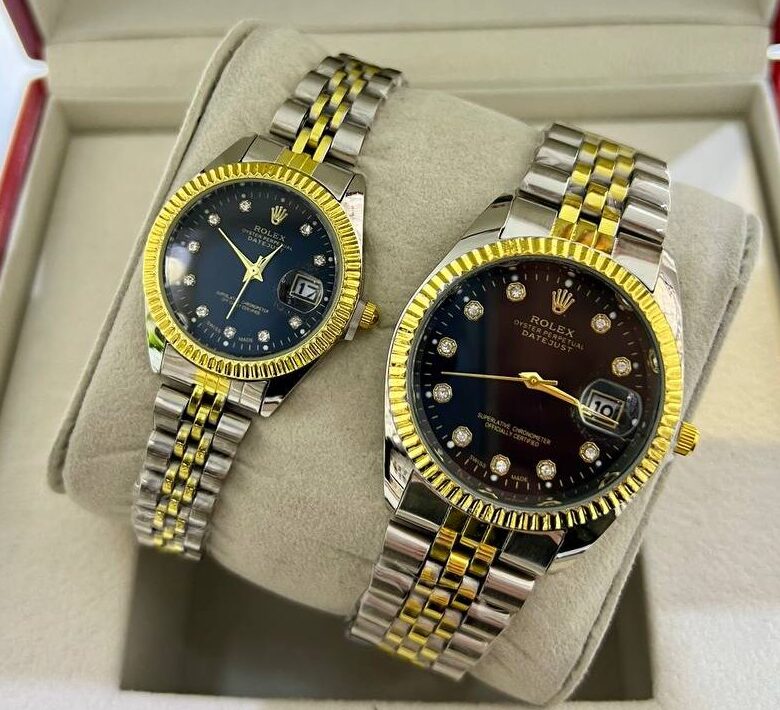 ساعت رولکس دیت جاست | طلایی مشکی | ROLEX DATE JUST