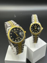 ساعت رولکس دیت جاست | طلایی مشکی | ROLEX DATE JUST
