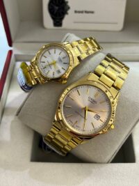 ساعت کاسیو ست مردانه و زنانه | طلایی CASIO