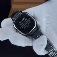 ساعت کاسیو الدمانی مربعی مردانه مشکی سبز | CASIO درجه یک
