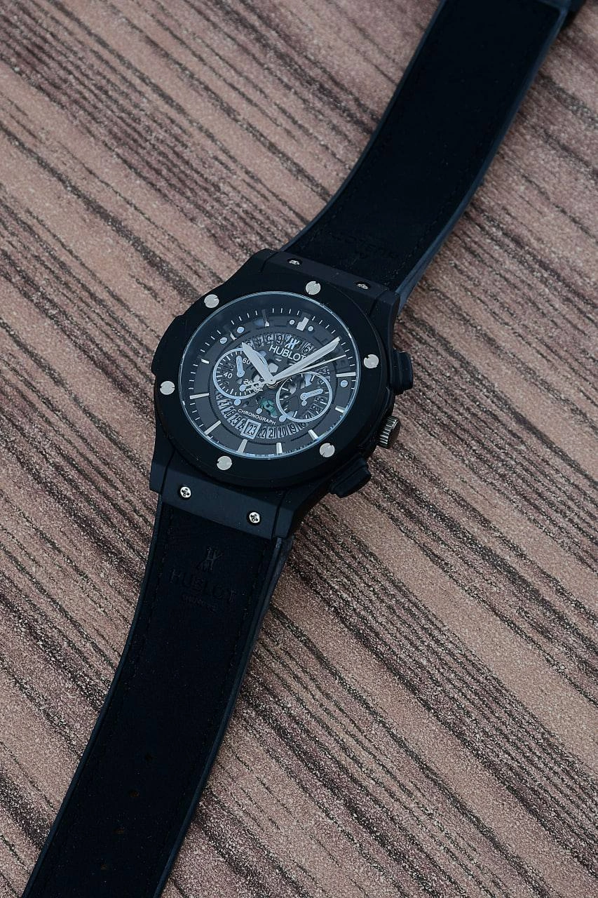 ساعت هابلوت اسکلتون مردانه Hublot | مشکی - Image 3