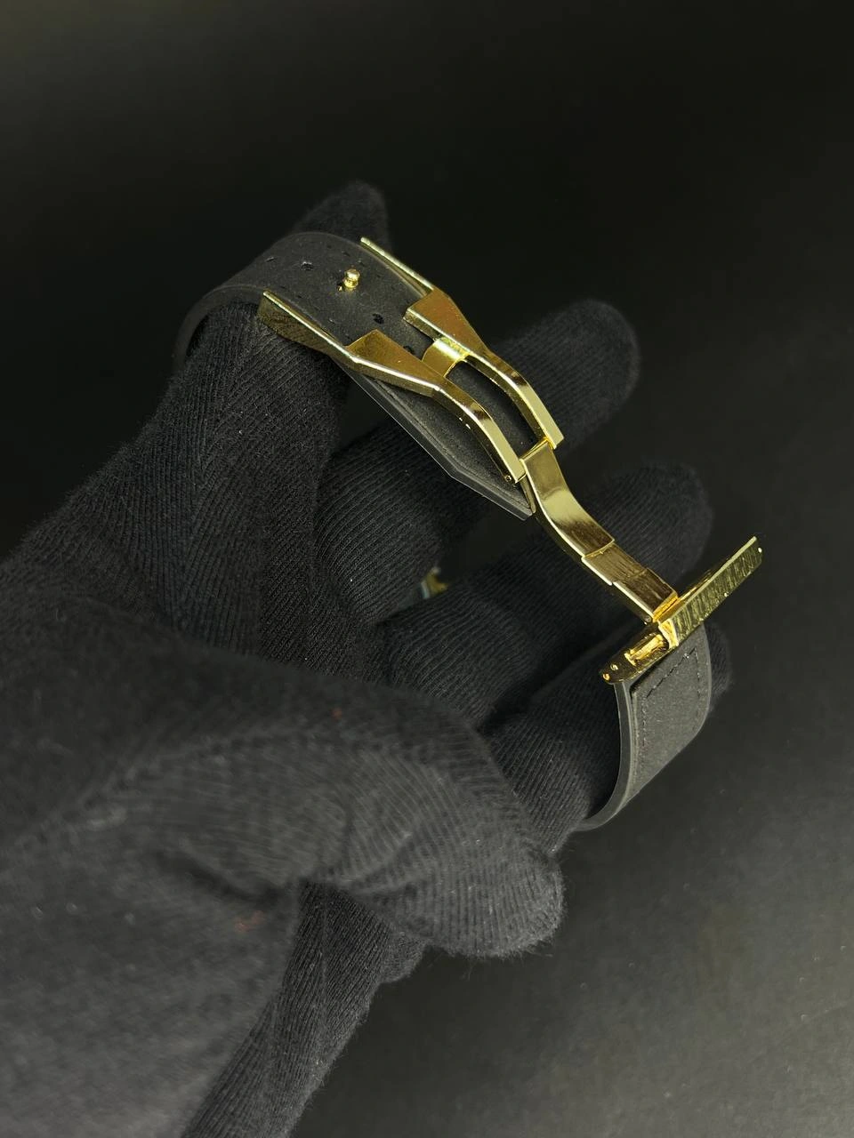 ساعت هابلوت اسکلتون مردانه Hublot | طلایی مشکی - Image 3