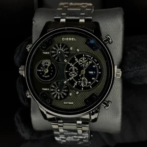 ساعت دیزل کرنوگراف مردانه | دو موتور فعال | مشکی