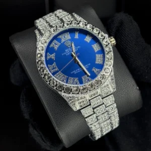 ساعت رولکس فول نگین مردانه | آبی