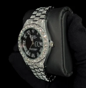 ساعت رولکس فول نگین مردانه | مشکی