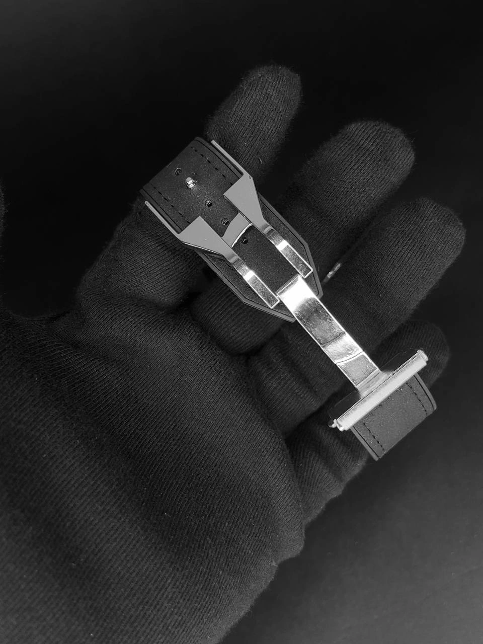 ساعت هابلوت اسکلتون مردانه Hublot | قهوه ای مشکی - Image 4