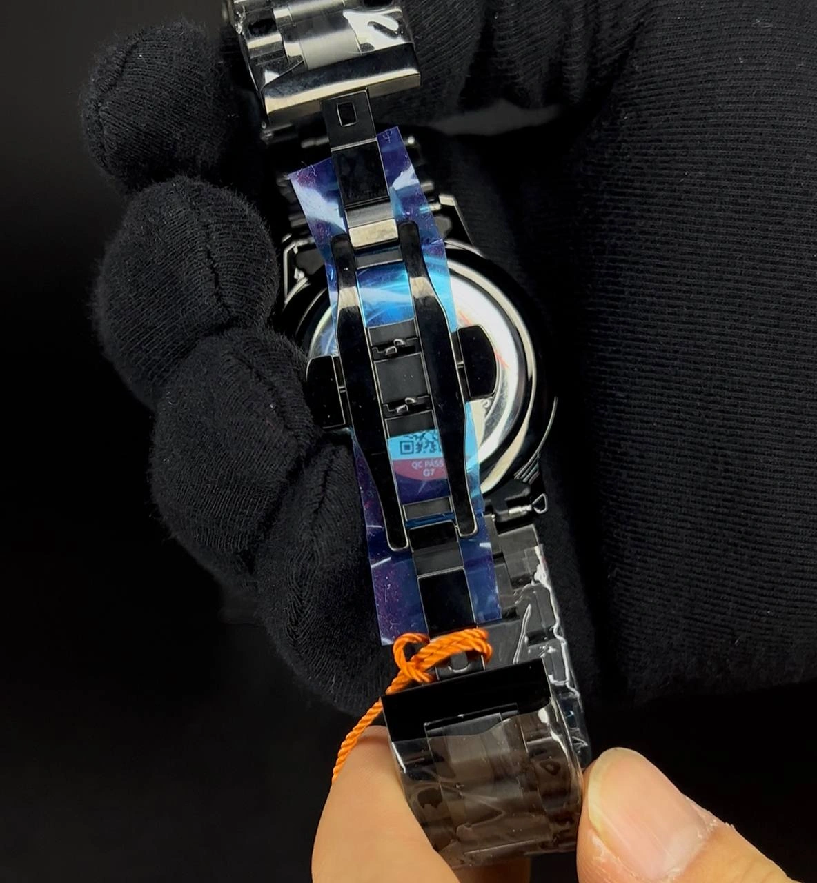 ساعت طرح رینگ ماشین اسکمی مشکی مردانه | اورجینال - Image 6