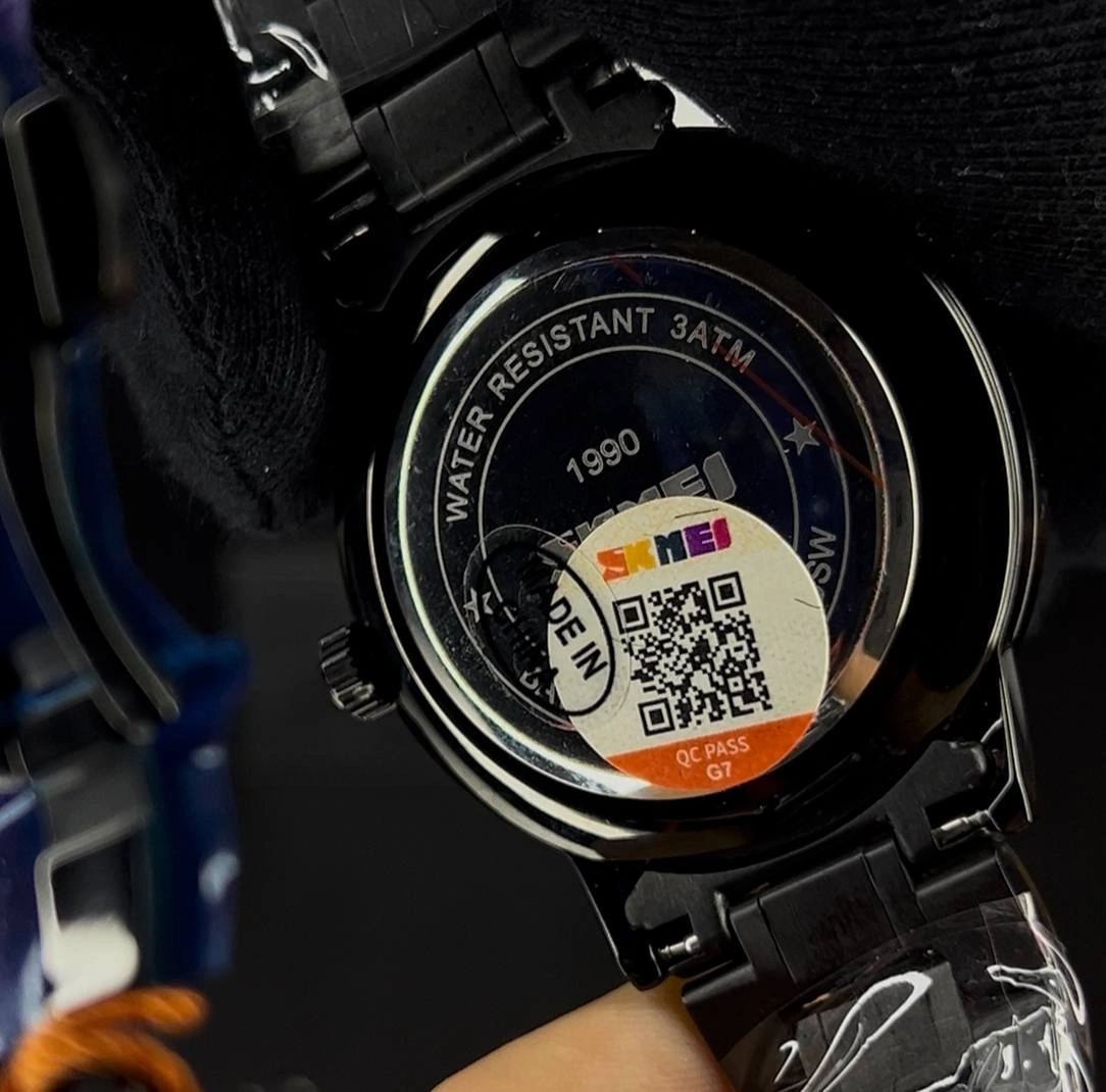 ساعت طرح رینگ ماشین اسکمی مشکی مردانه | اورجینال - Image 7