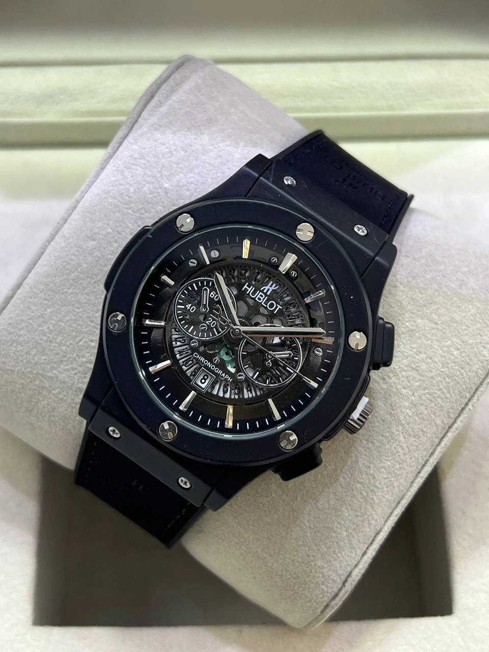 ساعت هابلوت اسکلتون مردانه Hublot | مشکی