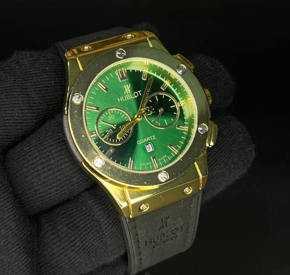 ساعت هابلوت بیگ بنگ مردانه Hublot | طلایی سبز - Image 2