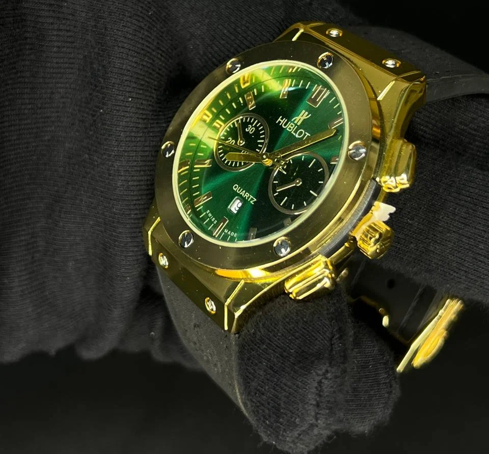 ساعت هابلوت بیگ بنگ مردانه Hublot | طلایی سبز - Image 4