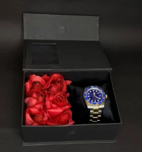 باکس ساعت لوکس بزرگ مشکی