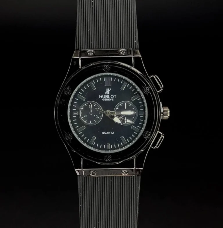 ساعت هابلوت طرح 3 موتوره زنانه hublot | مشکی