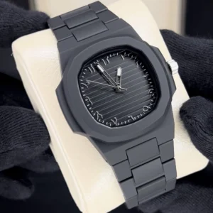 ساعت پتک فیلیپ فول مشکی مردانه | اعداد فارسی