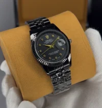 ساعت رولکس دیت جاست مردانه ROLEX | مشکی (کیفیت معمولی)