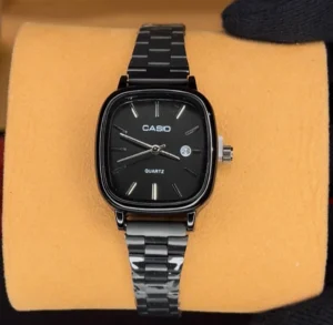 ساعت کاسیو الد مانی مربعی کامل مشکی | زنانه CASIO