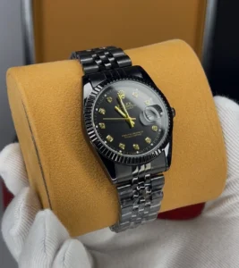 ساعت رولکس دیت جاست مردانه ROLEX | مشکی (کیفیت خوب )