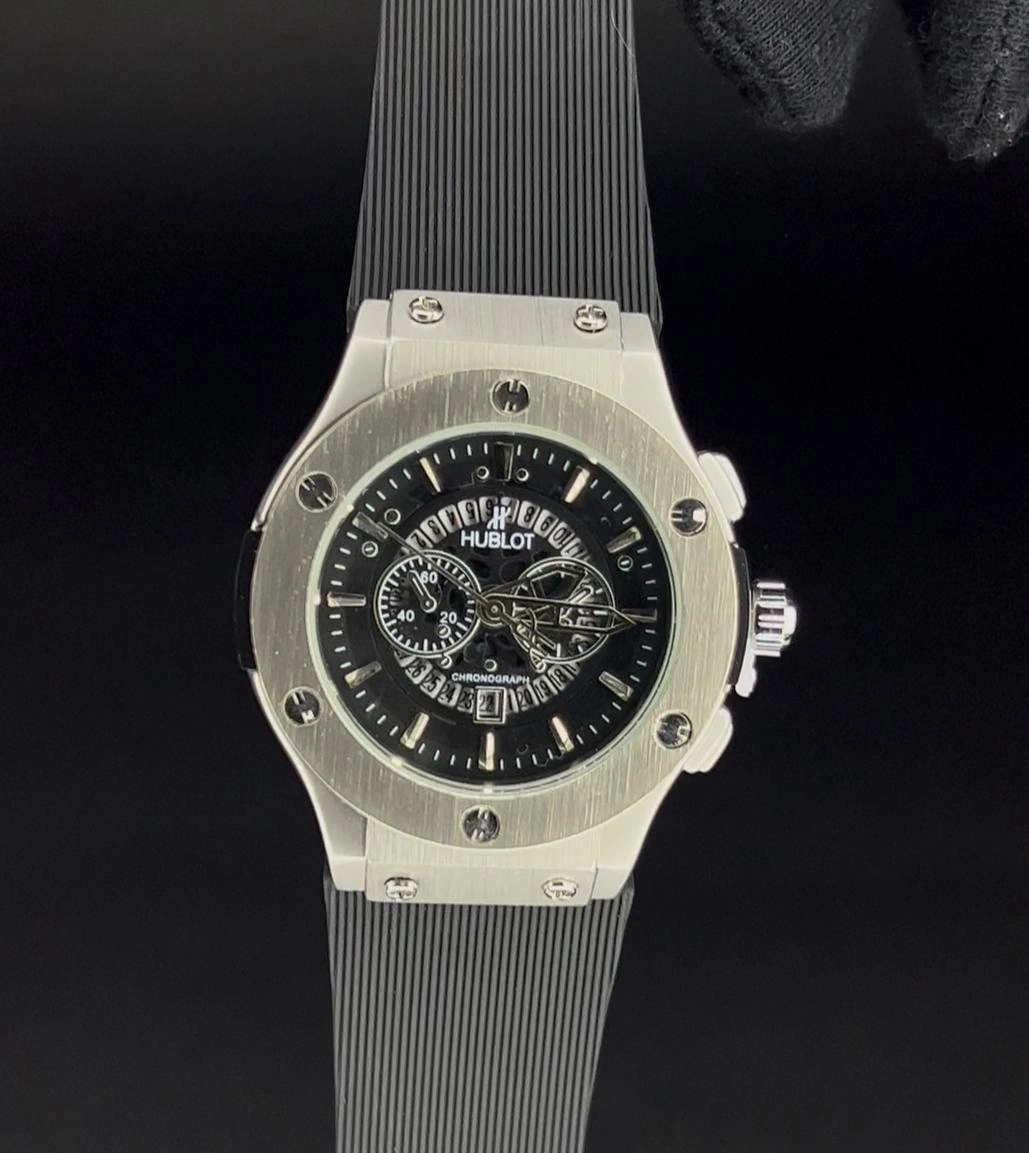 هابلوت اسکلتون زنانه استیل hublot | نقره ای