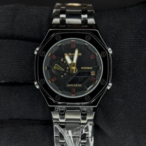 CASIO G SHOCK کاسیو جی شاک 2100 مردانه ژاپن استیل مشکی | درجه یک های کپی