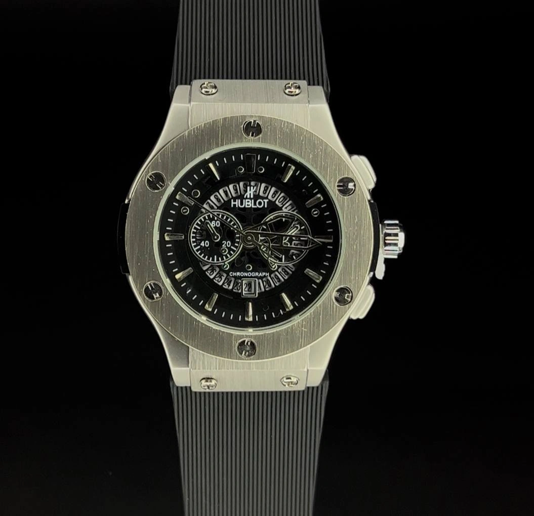 هابلوت اسکلتون زنانه استیل hublot | نقره ای