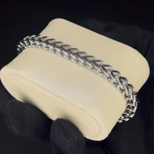 دستبند کارتیر مربعی اورحینال | نقره ای کامل Cartir