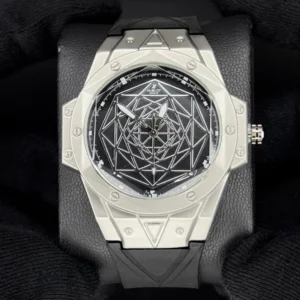 هابلوت عنکبوتی مردانه | hublot نقره ای