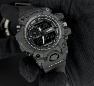 کاسیو جی شاک دو زمانه ژاپن | مشکی درجه یک | G SHOCK