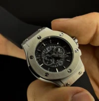 هابلوت اسکلتون زنانه استیل hublot | نقره ای