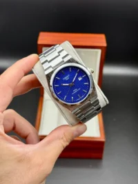 ساعت تیسوت مردانه نقره ای صفحه آبی | Tissot PRX