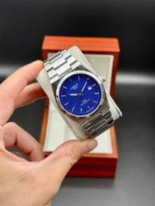 ساعت تیسوت مردانه نقره ای صفحه آبی | Tissot PRX