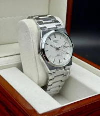 ساعت تیسوت مردانه نقره ای صفحه سفید | Tissot PRX