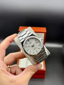 ساعت تیسوت مردانه نقره ای صفحه سفید | Tissot PRX