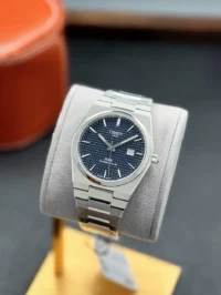 ساعت تیسوت مردانه نقره ای صفحه آبی | Tissot PRX