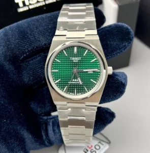 ساعت تیسوت مردانه نقره ای صفحه سبز | Tissot PRX