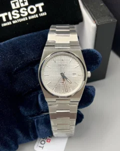 ساعت تیسوت مردانه نقره ای صفحه سفید | Tissot PRX