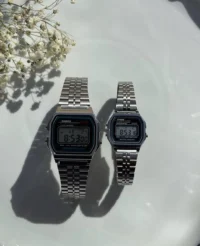 کاسیو نوستالژی مردانه نقره ای | کیفیت درجه یک | Casio