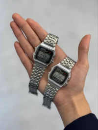 کاسیو نوستالژی مردانه نقره ای | کیفیت درجه یک | Casio
