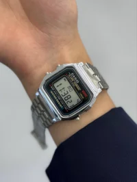 کاسیو نوستالژی مردانه نقره ای | کیفیت درجه یک | Casio