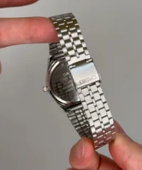 کاسیو الدمانی گرد گاد فادر مردانه نقره ای مشکی | درجه یک CASIO